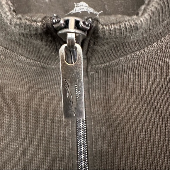 Tommy Bahama Brown 1/4 Zip Pullover Sweater Size XXL - Picture 4 of 9